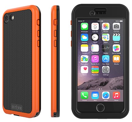 Dog & Bone Wetsuit Impact Waterproof Rugged Case iPhone 7 - Orange