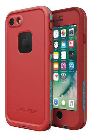 LifeProof FRE Case iPhone 7 - Race Red/Flame Red/Light Teal