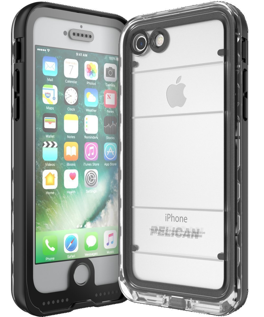 Pelican MARINE Case iPhone 7 - Black/Clear